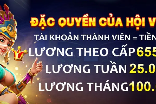 Chương trình VIP độc quyền với nhiều đặc quyền tại ww88